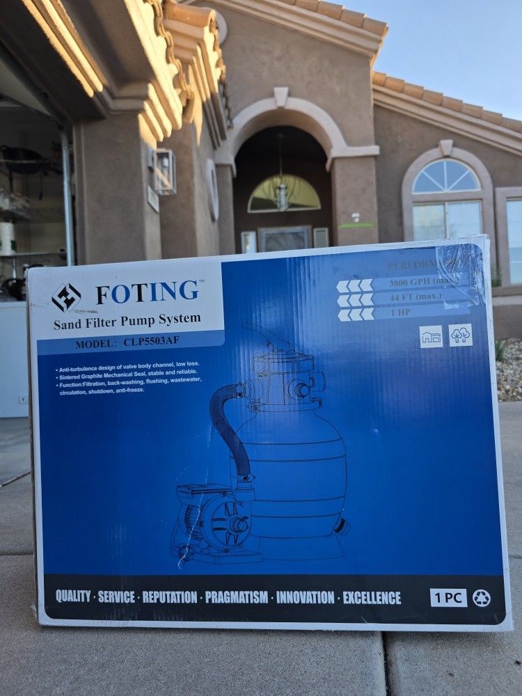 Sand Filter And Pump