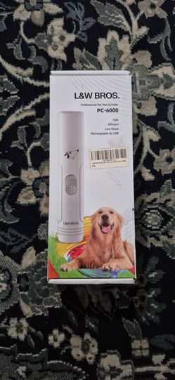 L&W Bros Professional Pet Nail Grinder PC-6000