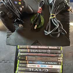 Original Xbox With 8 Games 