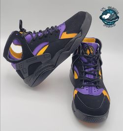 Nike Air Flight Huarache Lakers Away Mens size 9