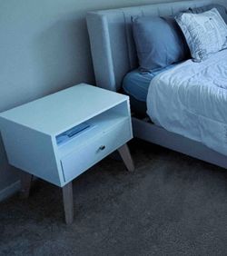 White nightstand