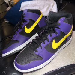 Sz13 Nike Dunk High Lakers