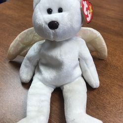 Halo Ty Bear With Rare Brown Nose 