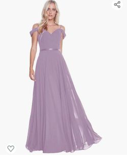 LACE BACK CHIFFON DRESS