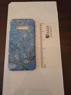 S10e Floral Art Phone Case Blue Blossom Design
