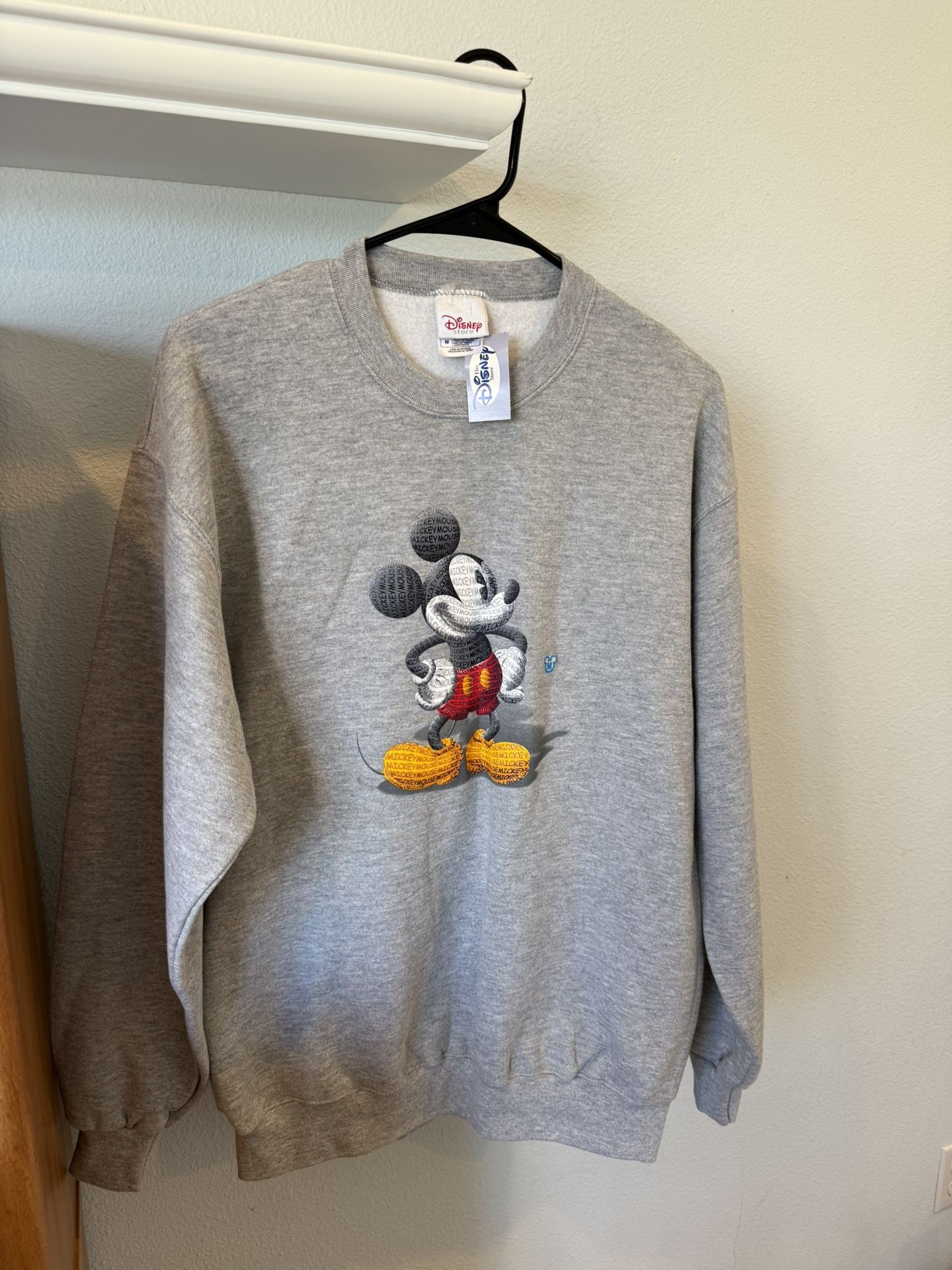 Brand New Men’s Disney Mickey Mouse Vintage Portrait Sweatshirt