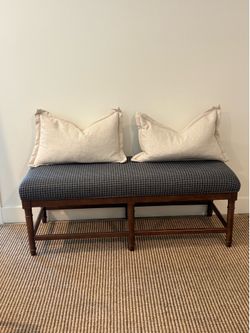 Plaid Bench