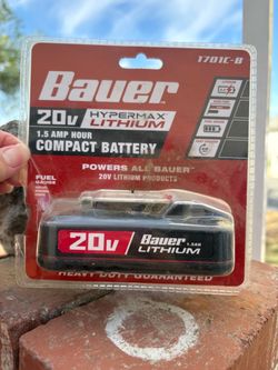 Bauer 20 volt battery brand new