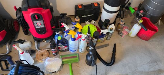 Car detailing supplies