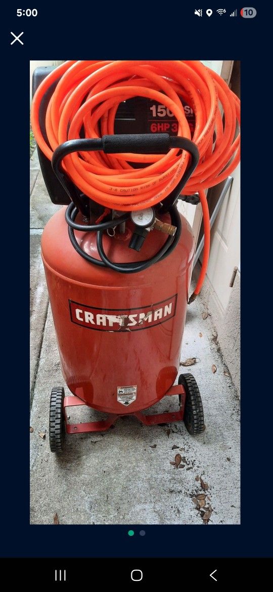 Craftsman Compressor 150psi 6hp 30gal