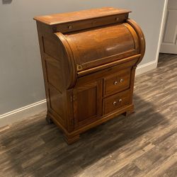 Secretarial Roll Top Desk