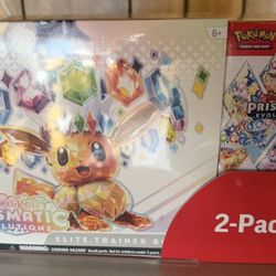 New Pokemon Prismatic Evolution ETB + Booster Bundle 