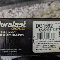 Duralast GOLD Ceramic Brake Pads 