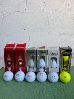 Titleist Golf Balls – Lot of 18 – DT Distance, Velocity, NXT Tour S