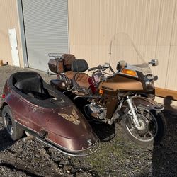1983 Honda Goldwing Aspencade With Side Car, Clean Title , 35k