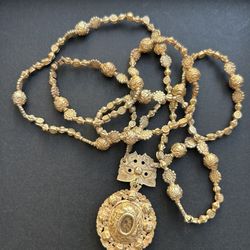 antique Tambourine from Year 1910 Very Collectible Item 9 Karat Gold Pick Up Only!!