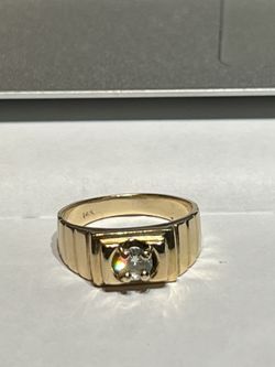 14K Diamond Ring 
