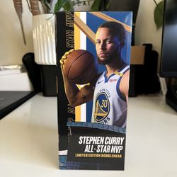 NEW Stephen Curry Warriors 2025 All Star MVP SGA Bobblehead