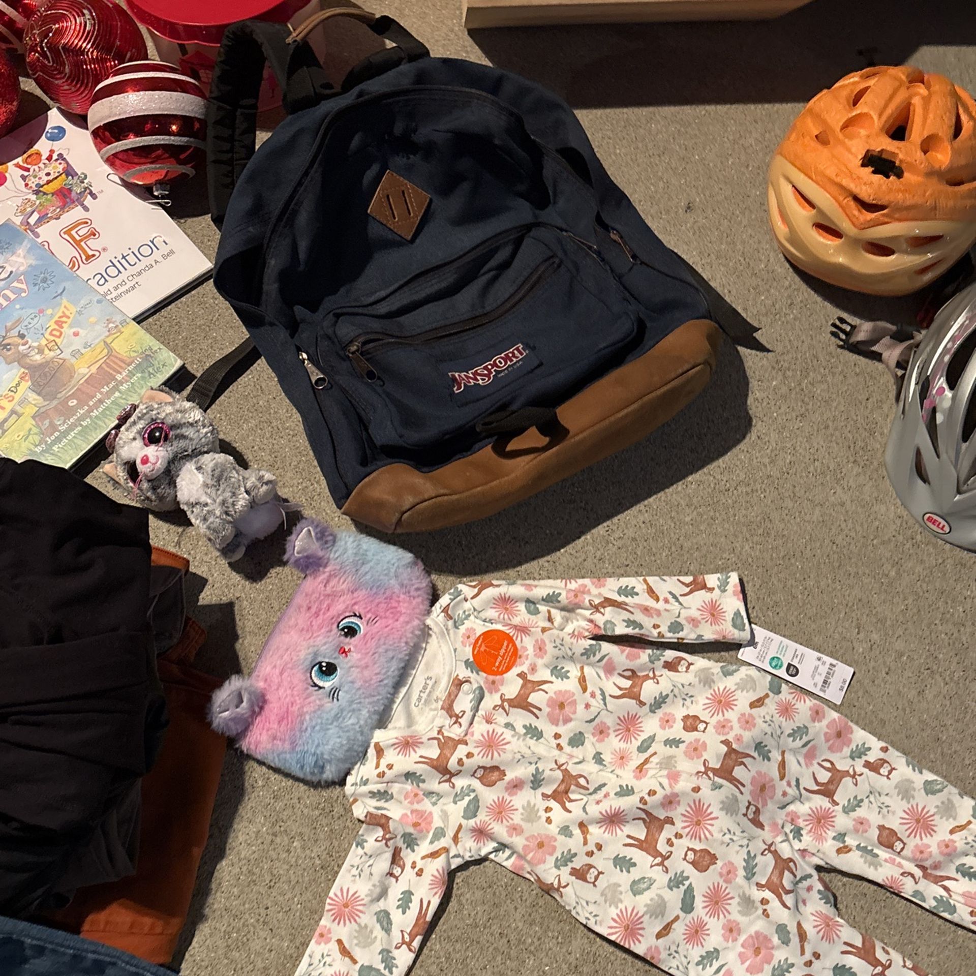 Free Toys, Cubbies , Bike, Helmets, ,Women’s Size 8 Pants