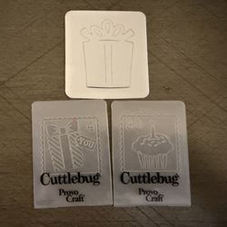 Cuttle Bug  Die Cuts  Set Of 3 