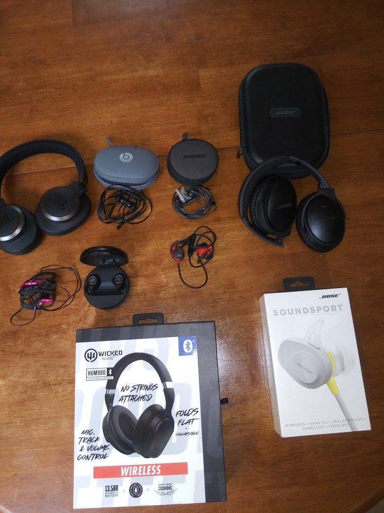 BOSE, JBL, BEATS & MORE BLUETOOTH HEADSETS