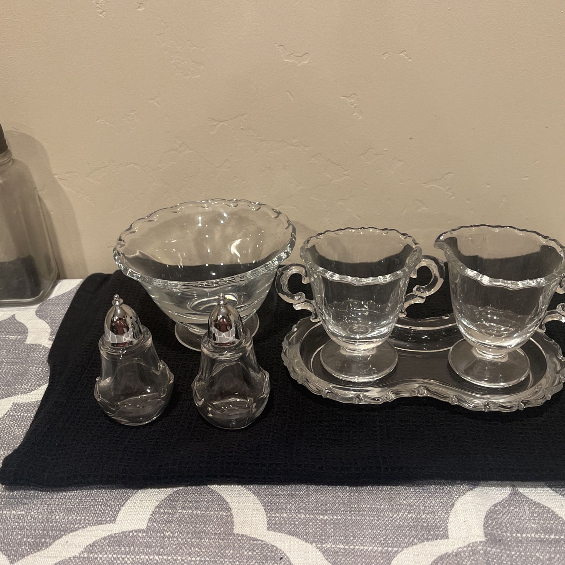 Vintage Miniature Fostoria Elegant Glassware