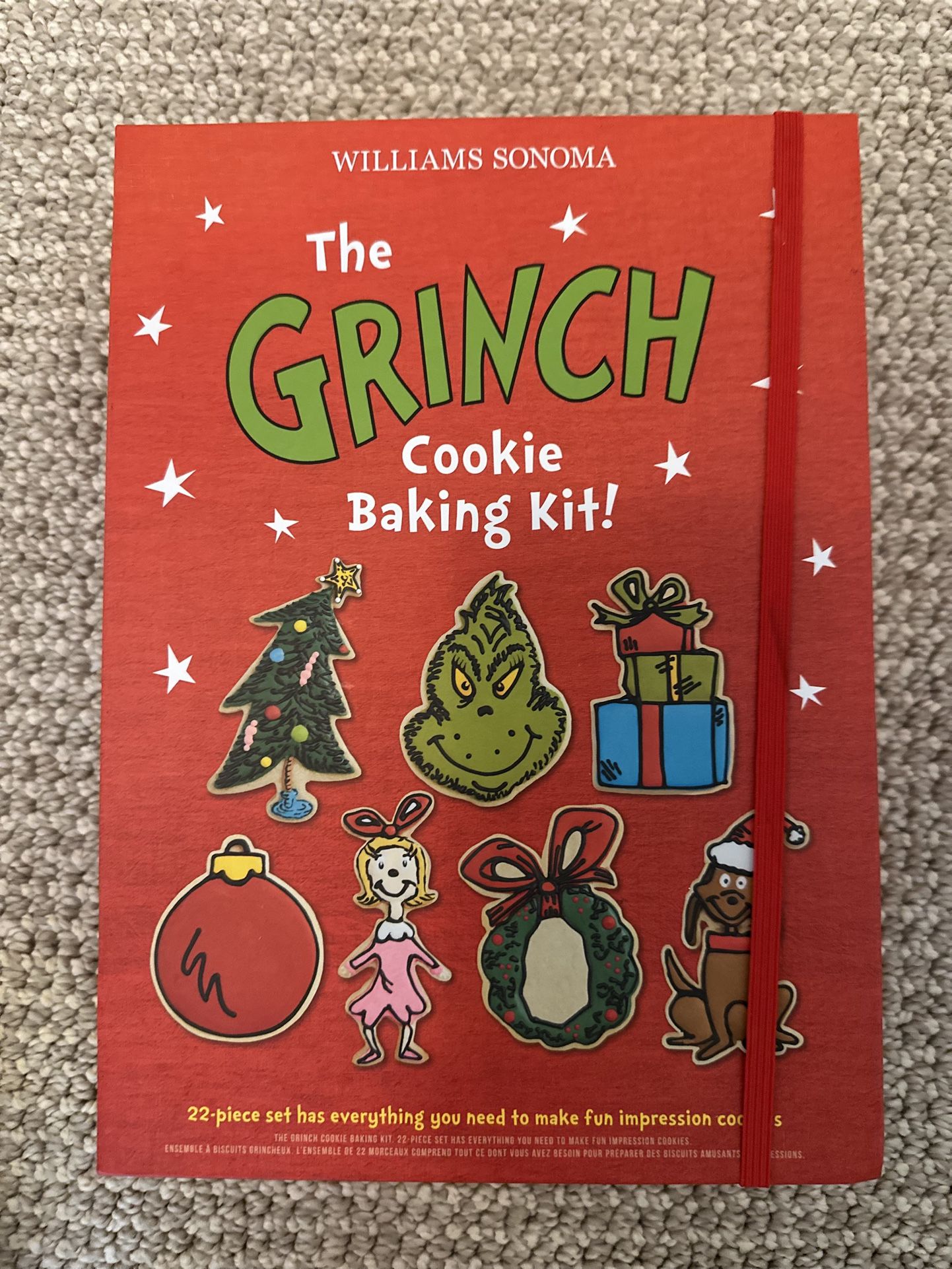 Williams And Sonoma Grinch Cookie baking kit
