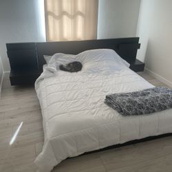 BED FRAME AND MATTRESS