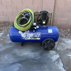 Air Compressor 26gallon 5hp Campbell Hausfeld & 50ft Hose