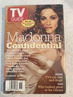Vintage Madonna “TV Guide” Magazine April 1998