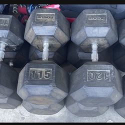 Rogue Fitness Dumbbell Set 105-125