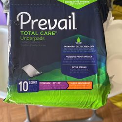 Prevail Total Care Underpads
