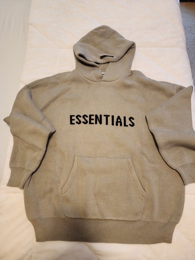 Essential Knit Hoodie Size Xl