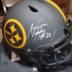 Steelers Autograph Helmet Full Size Replica Fanatics Certified