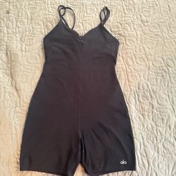 Alo Yoga Black Romper Unitard
