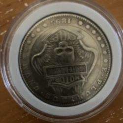 Harley Davidson Art Piece Coin