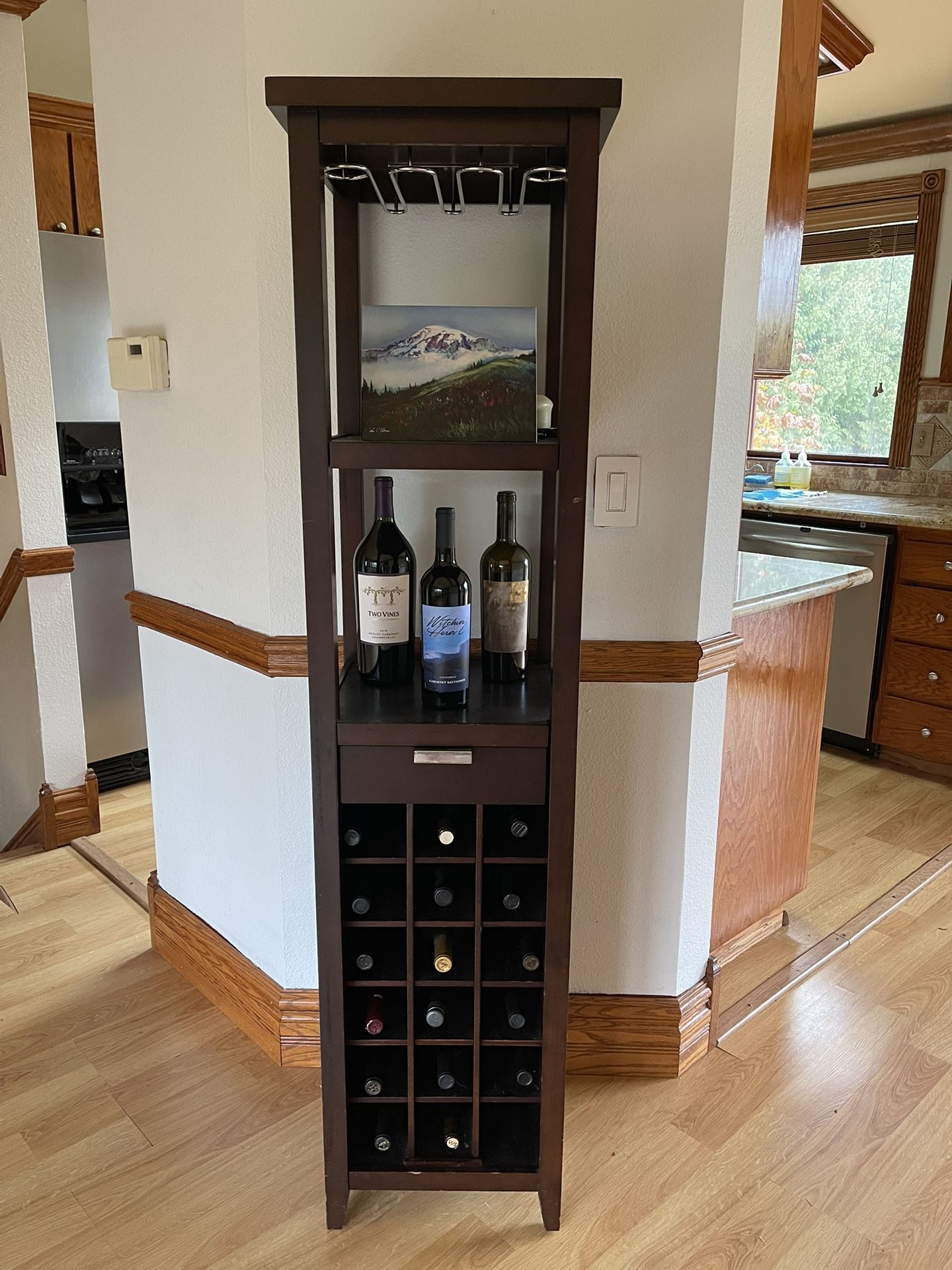 Crate & Barrel Madison Bar Wine Tower