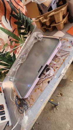 Beautiful XL Electric Griddle 12" x 22," Non-stick, White Icing by Drew Barrymore