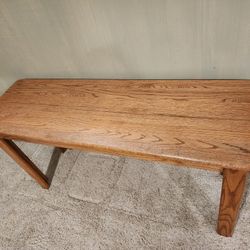 Oak table for sale $20.00 
57"L x 17"W x 27"H