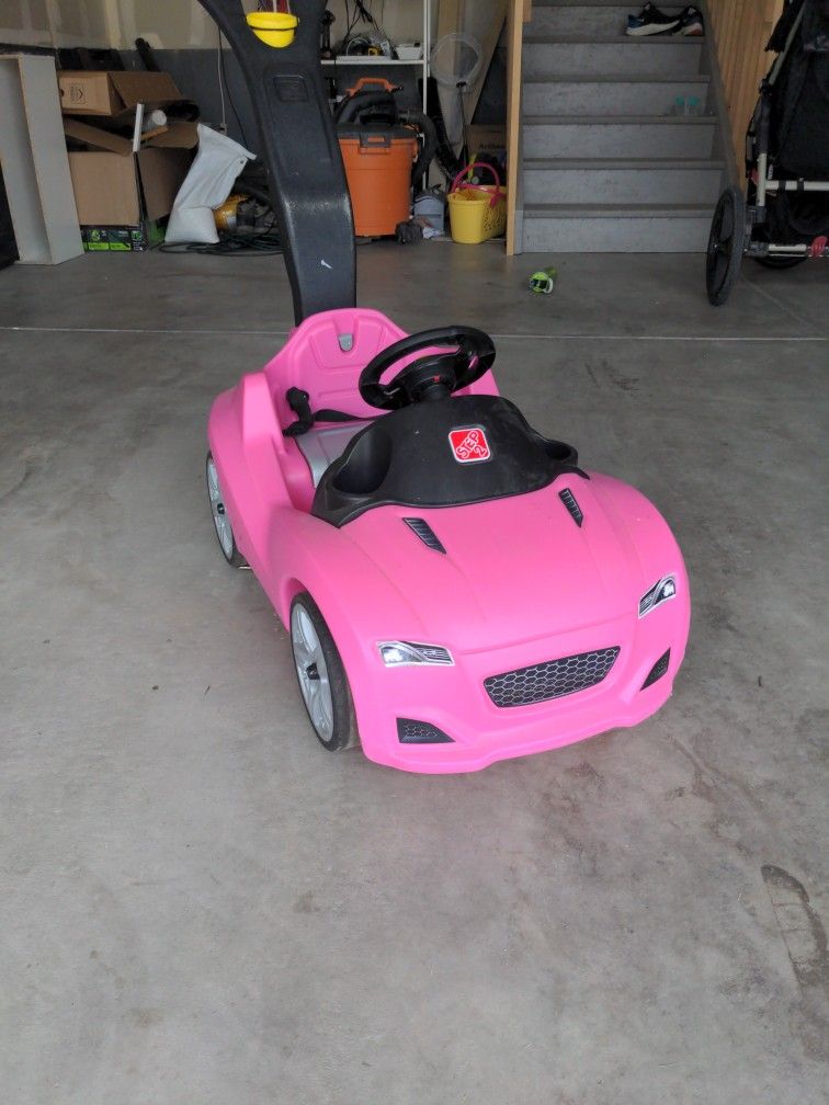 Pink Step2 Push Car with Handle Toddler Ride On  & Hobbies