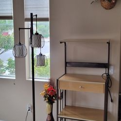 Modern Lamp & Desk For Sale
