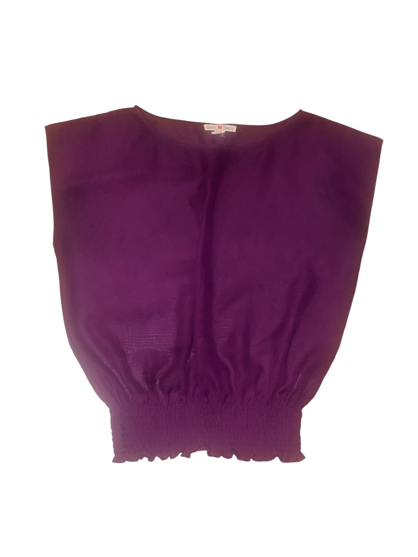 Sheer Magenta Purple Top 
