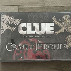 NEW SEALED Game Of Thrones Clue Board Game 