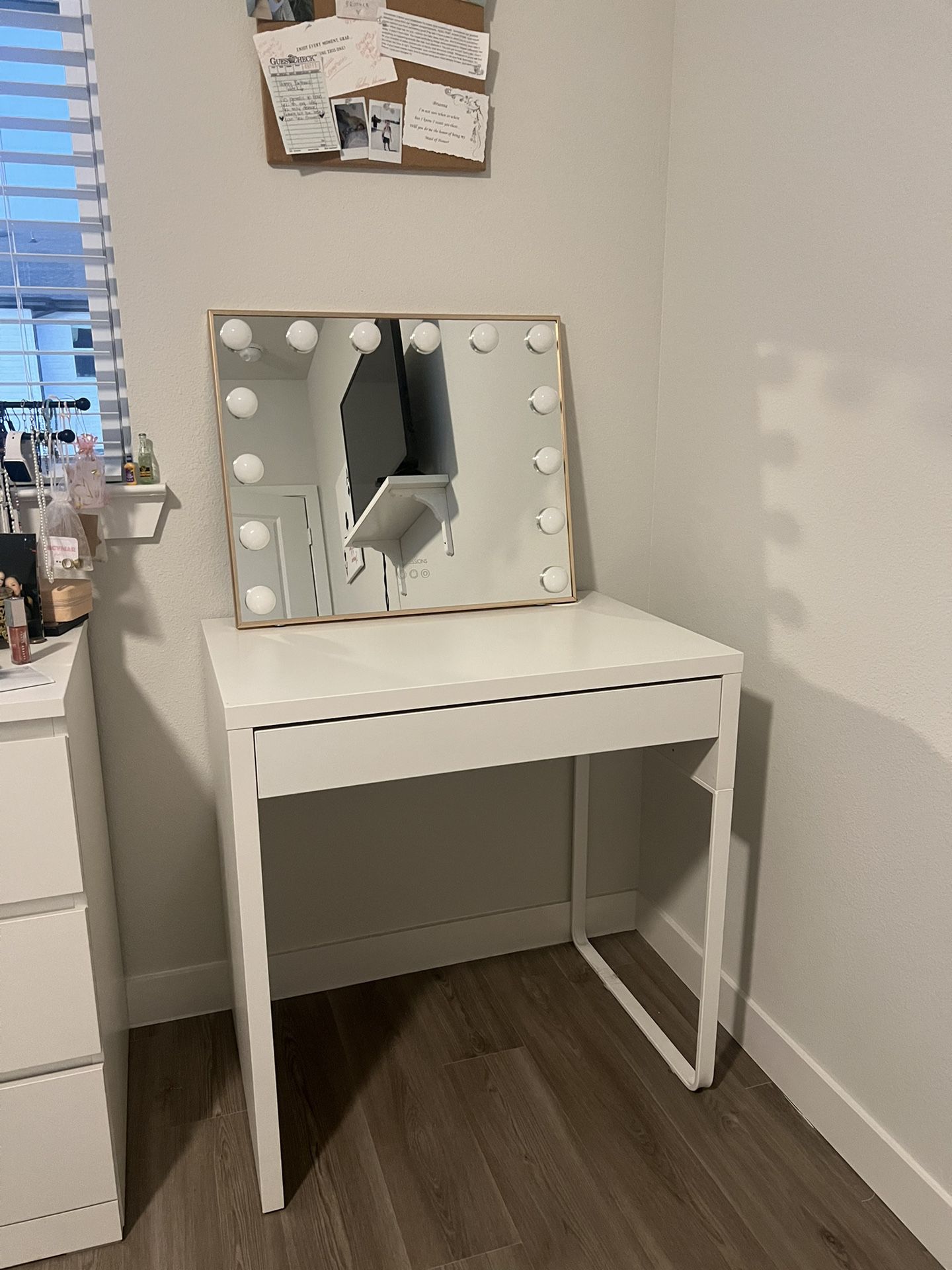 Impressions Vanity and Ikea desk