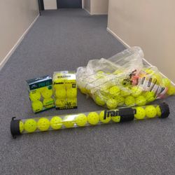 New & Lightly Used Franklin X 40 Pickleballs