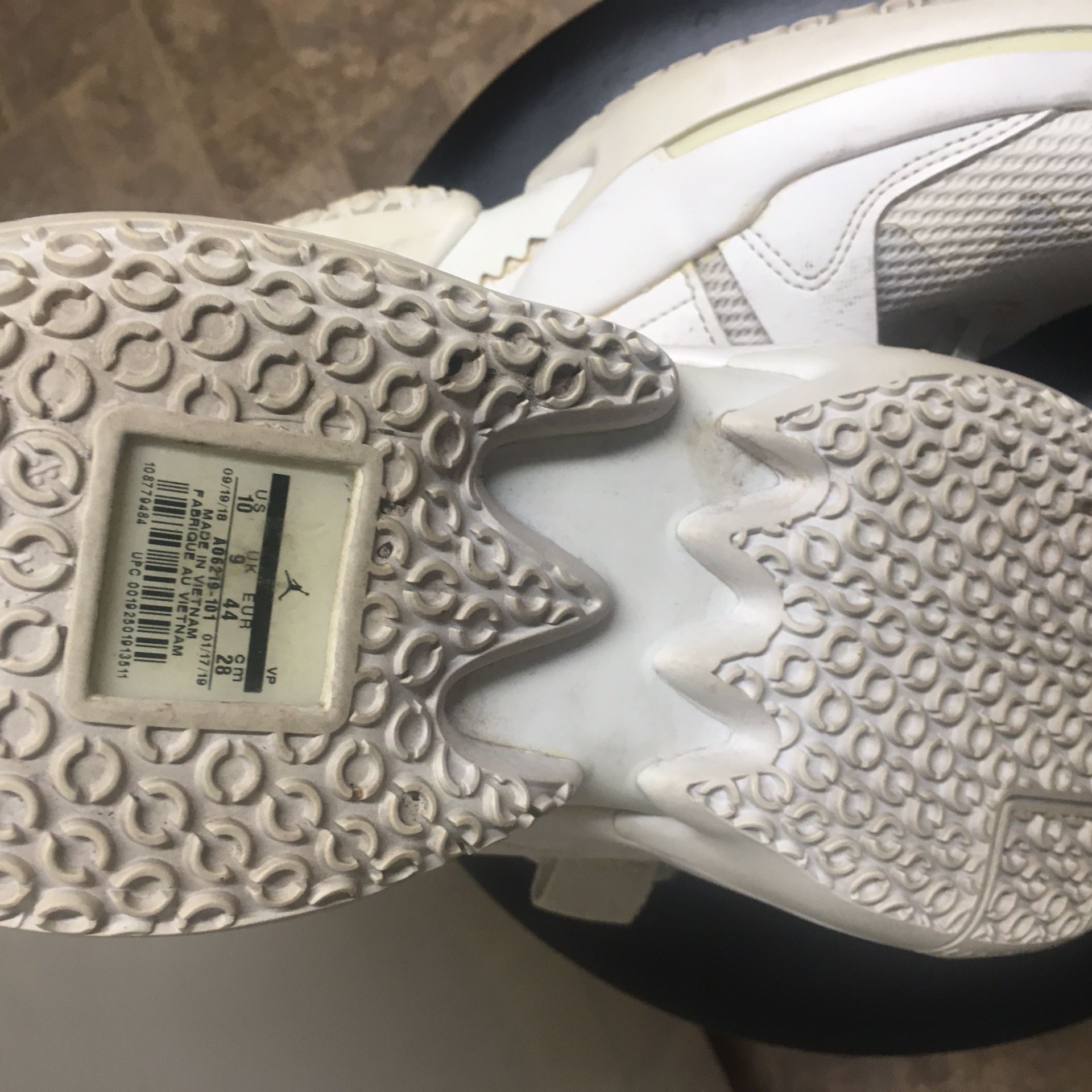 All White jordans