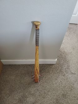 Bloody nailed bat