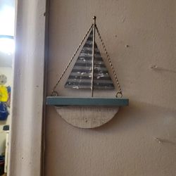 Metal Wall Hanging Sailboat