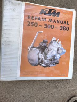 KTM factory shop manual