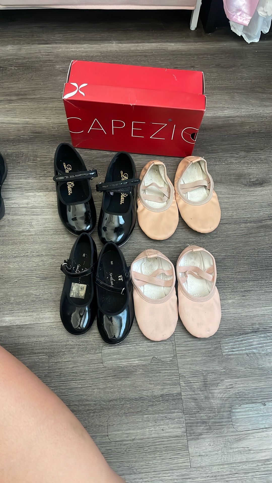 Girls Tap And Ballet Shoes
